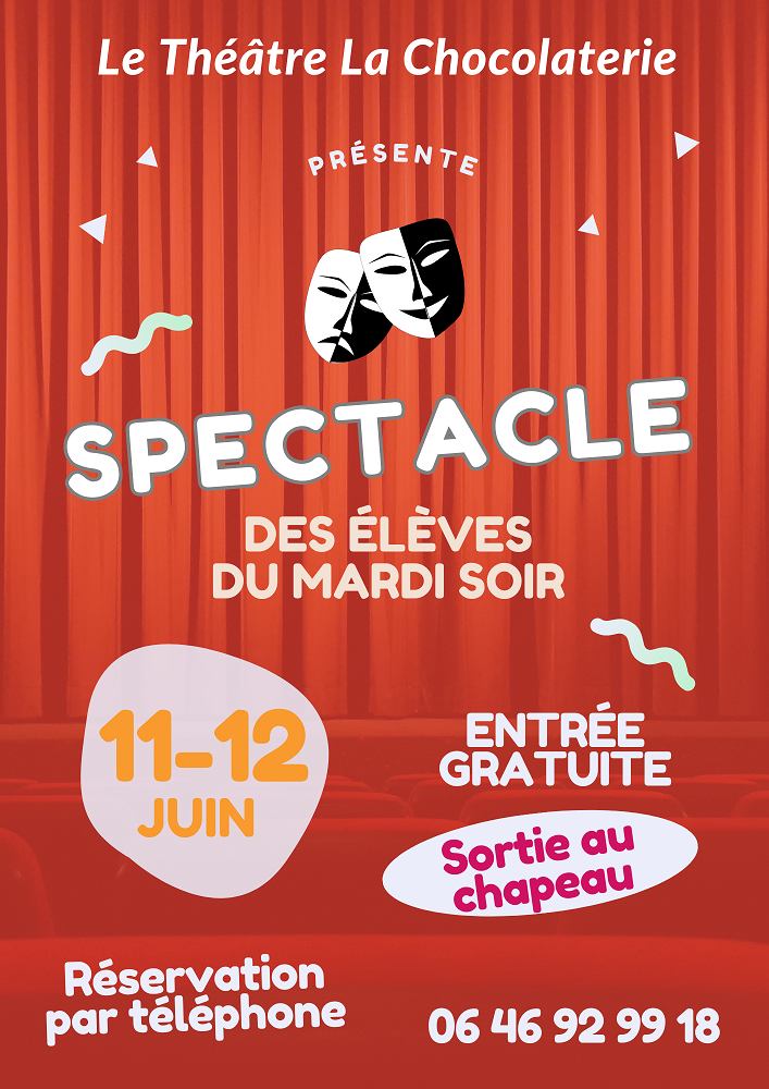Spectacle du cours de café-théâtre du mardi