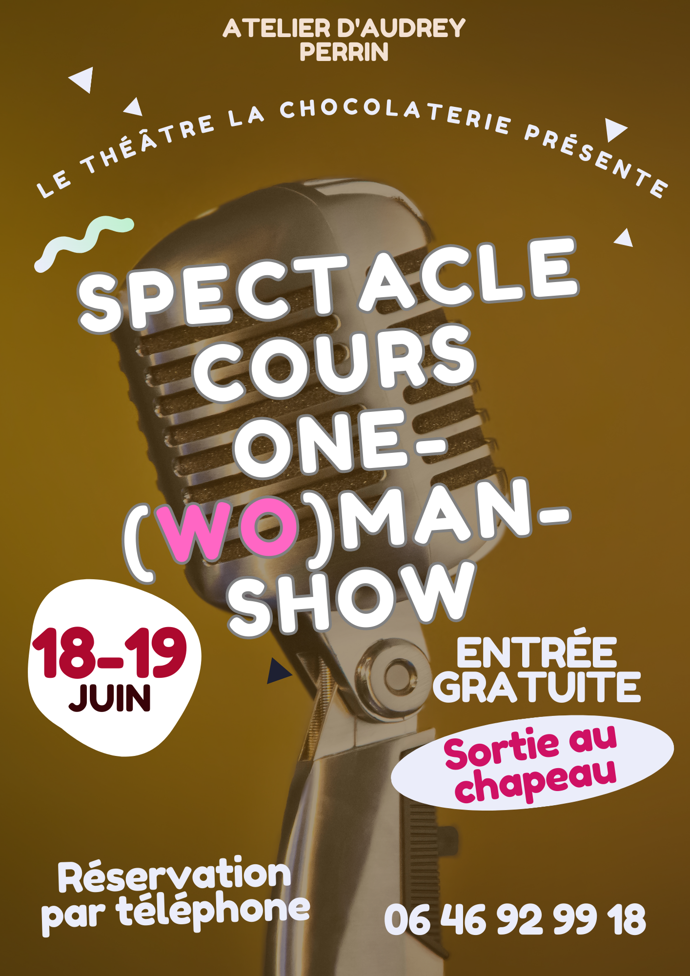 Spectacle du cours de one-man show